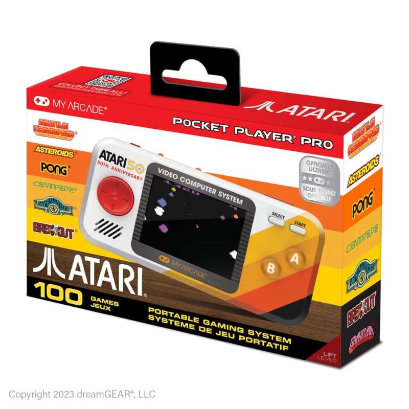 SPOTT-GR Atari - Φορητή Κονσόλα Παιχνιδιών Pocket Player Pro