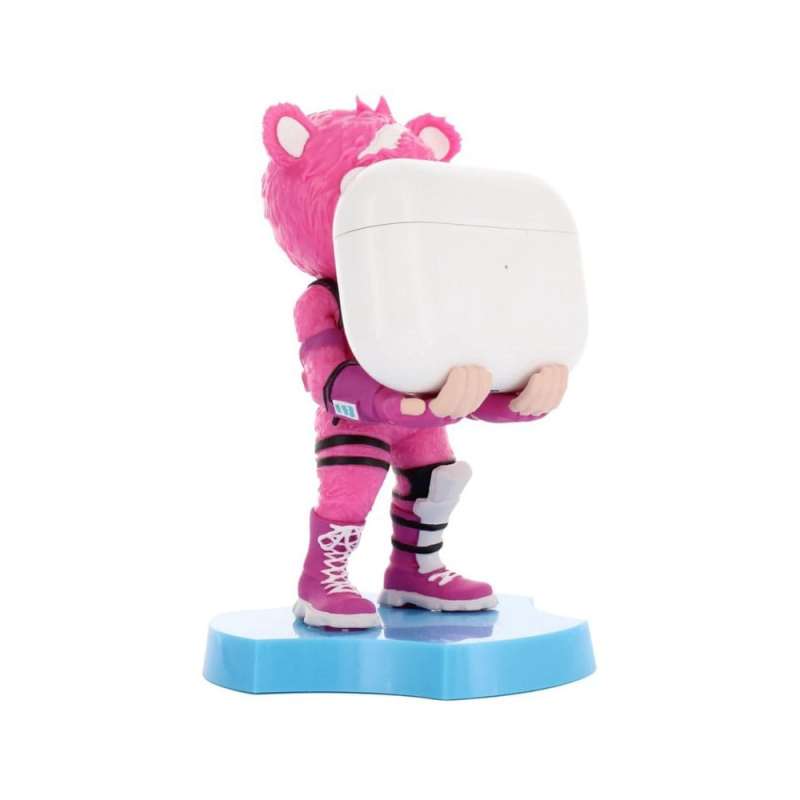 SPOTT-GR Cable Guys Mini - Βάση Στήριξης Γραφείου Fortnite Cuddle Team Leader Holdems με Ύψος 12cm σε Ροζ Χρώμα