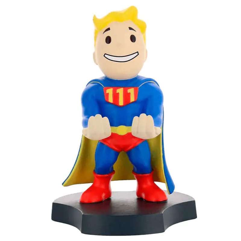 SPOTT-GR Cable Guys Mini - Βάση Στήριξης Γραφείου Fallout Toughness Vault Boy Holdems σε Μπλε Χρώμα