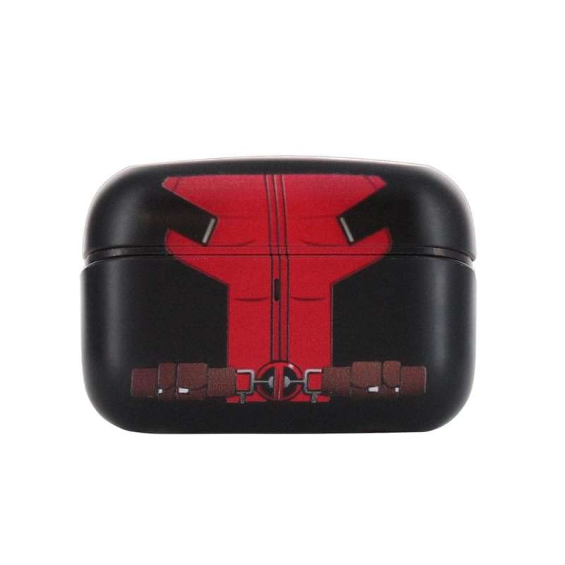 SPOTT-GR Marvel Buds Deadpool - Ασύρματα In-Ear Aκουστικά Bluetooth με ANC (Ακύρωση Θορύβου) σε Μαύρο Χρώμα