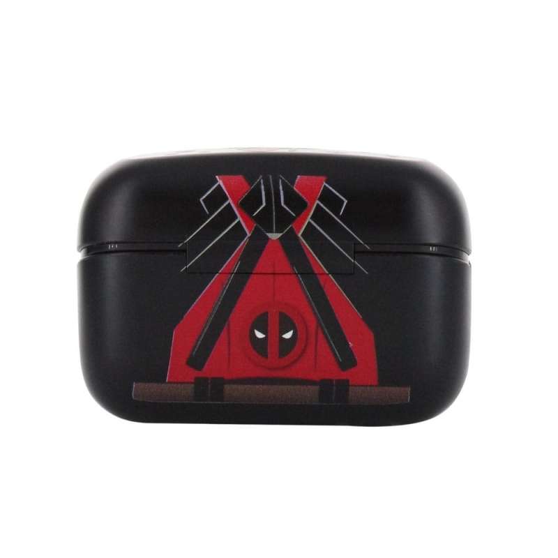 SPOTT-GR Marvel Buds Deadpool - Ασύρματα In-Ear Aκουστικά Bluetooth με ANC (Ακύρωση Θορύβου) σε Μαύρο Χρώμα