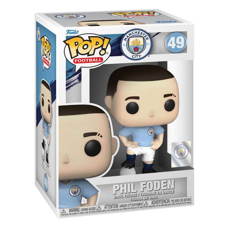 SPOTT-GR Manchester City F.C. POP! Football Vinyl Figure Phil Foden 9 cm