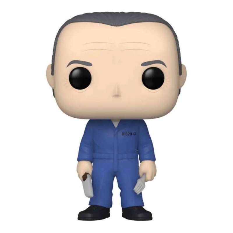 SPOTT-GR The Silence of the Lambs POP! Movies Vinyl Figure Hannibal w/ Knife and Fork 9 cm