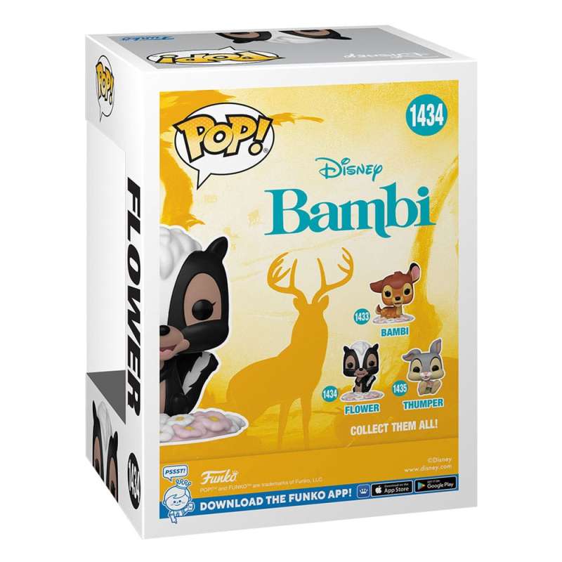 SPOTT-GR Μπάμπι το Ελαφάκι 80th Anniversary POP! Disney - Φιγούρα Βινυλίου Flower Μεγέθους 9cm