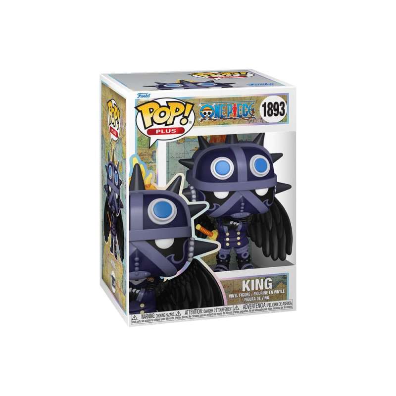SPOTT-GR One Piece POP! Plus Animation Vinyl Figure King 9 cm