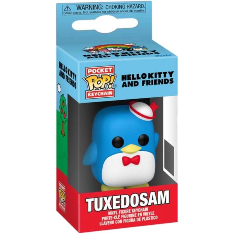 SPOTT-GR Sanrio POP! - Μπρελόκ Βινυλίου με Ύψος 4cm Tuxedosam Display (Σετ 12 Τεμάχια)