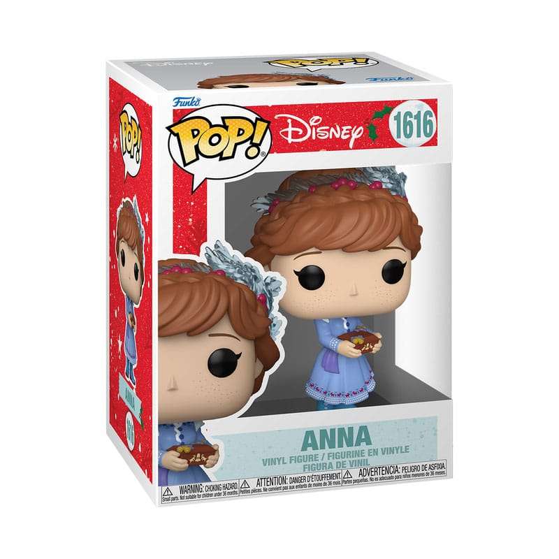 SPOTT-GR Disney Princess POP! Vinyl Figure Holiday Anna 9 cm