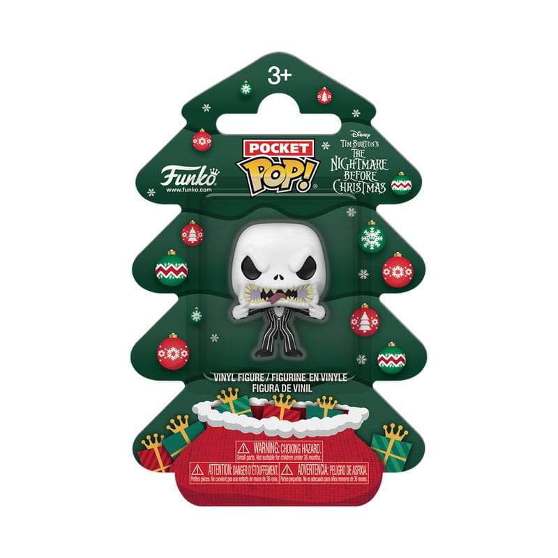SPOTT-GR Nightmare Before Christmas Holiday 2025 Pocket POP! - Μπρελόκ Βινυλίου Jack Tree Holiday Box με Ύψος 4cm