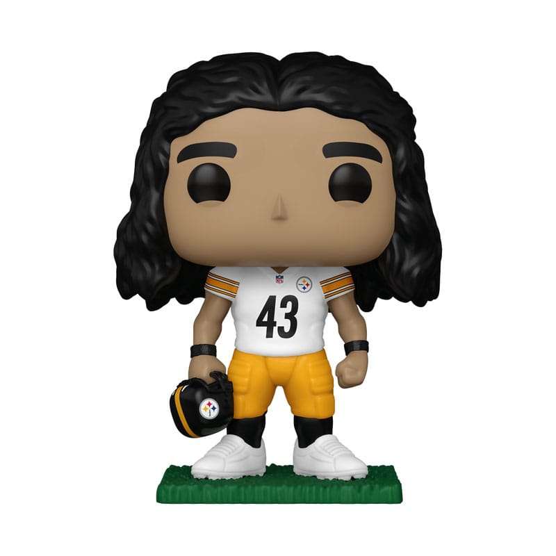 SPOTT-GR NFL: Legends POP! Sports Vinyl Figure Legends- Troy Polamalu(Steelers) 9 cm
