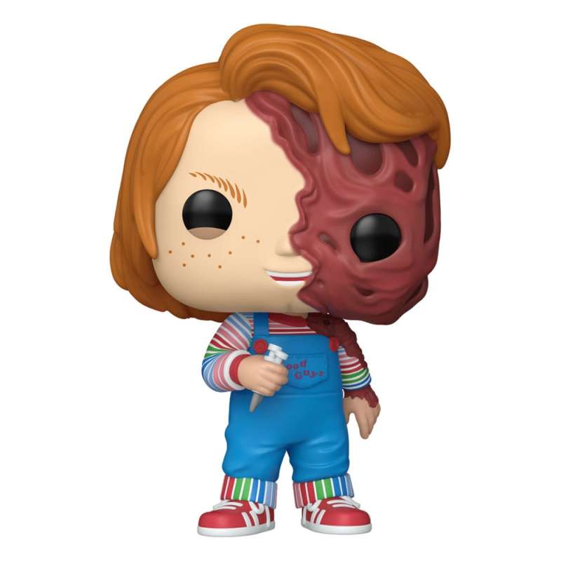 SPOTT-GR Chucky POP! Television Vinyl Figure Chucky (Melted Face) 9 cm