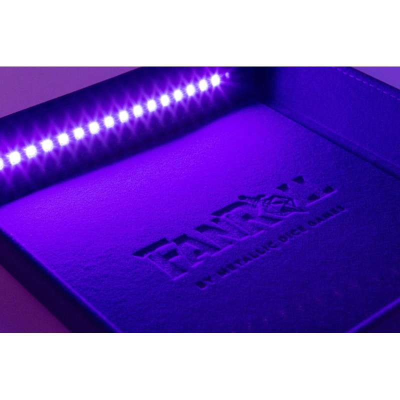 SPOTT-GR FanRoll Shadowlight Folding Blacklight - Δίσκος για Ζάρια με Φως σε Μαύρο Χρώμα