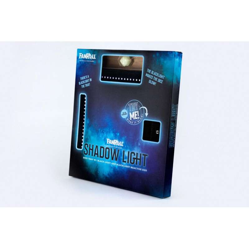 SPOTT-GR FanRoll Shadowlight Folding Blacklight - Δίσκος για Ζάρια με Φως σε Μαύρο Χρώμα