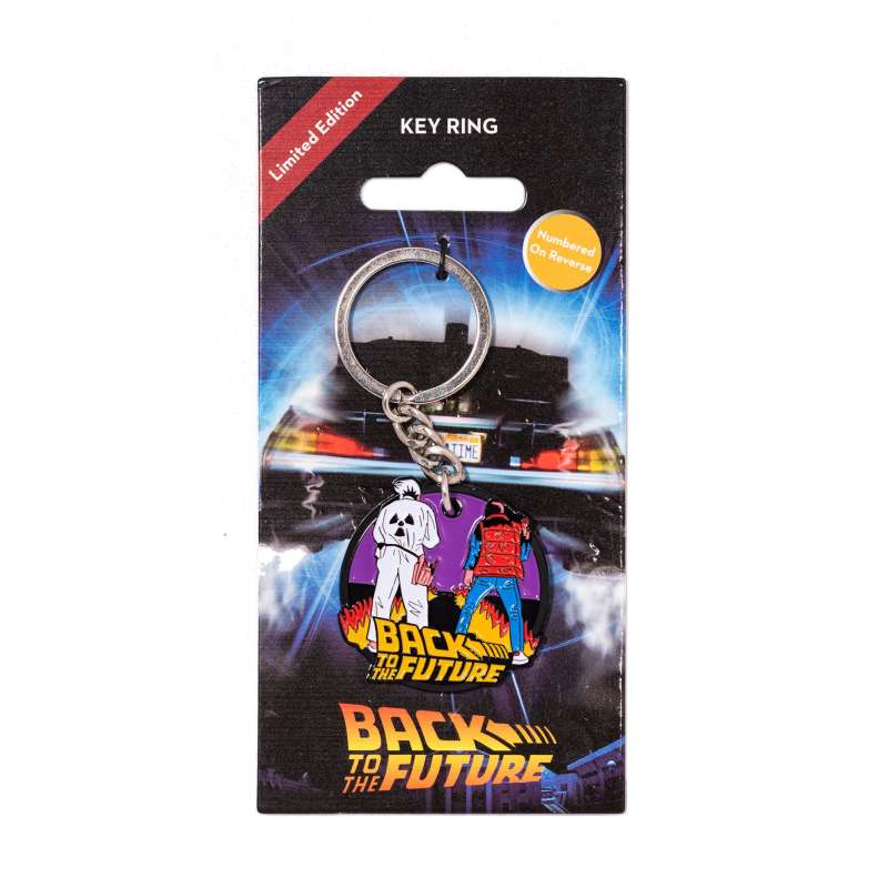 SPOTT-GR Back to the Future - Μεταλλικό Μπρελόκ Marty & Doc