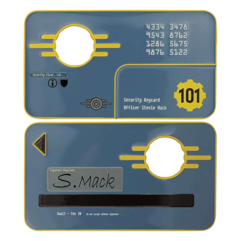 SPOTT-GR Fallout 3 - Ρέπλικα Vault 101 Security Keycard Limited Edition