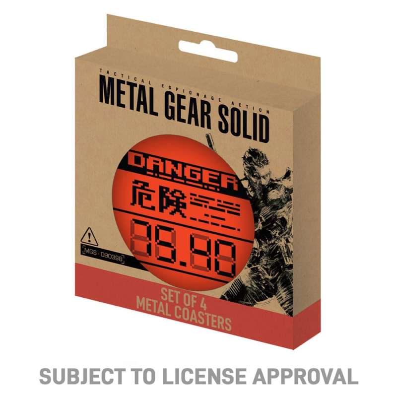 SPOTT-GR Σουβέρ Metal Gear Solid (4-Pack)