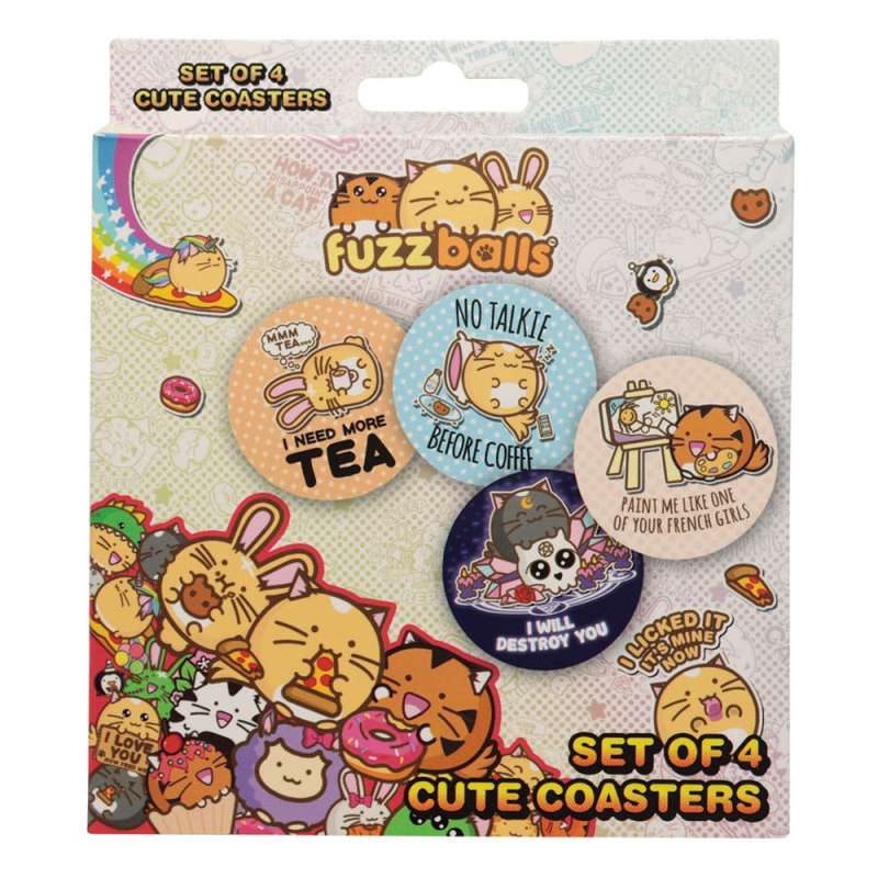 SPOTT-GR Σουβέρ Fuzzballs (4-Pack)