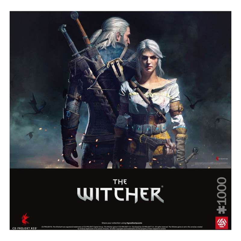 SPOTT-GR The Witcher Gaming Puzzle Geralt & Ciri (1000 Κομμάτια)