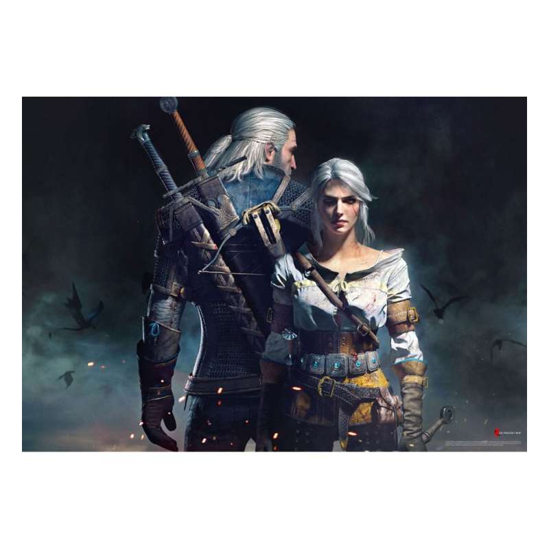 SPOTT-GR The Witcher Gaming Puzzle Geralt & Ciri (1000 Κομμάτια)