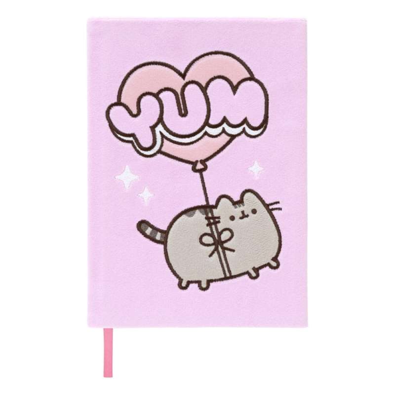 SPOTT-GR Pusheen Premium Plush - Σημειωματάριο (Μεγέθους A5) σε Ροζ Χρώμα