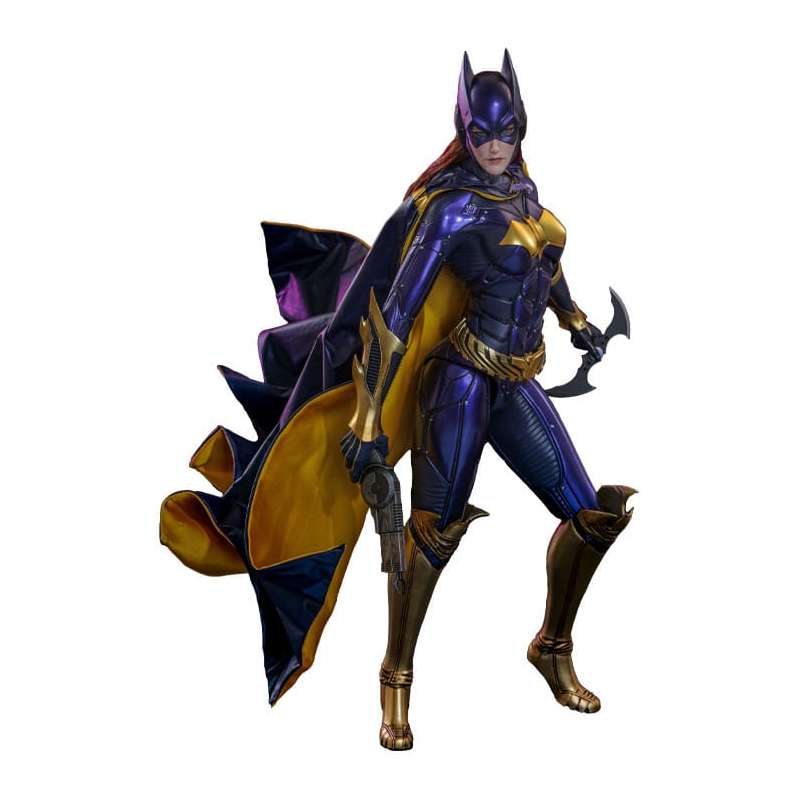 SPOTT-GR Batman Arkham Knight Videogame Masterpiece Action Figure 1/6 Batgirl (Purple and Gold Version) Exclusive 30 cm