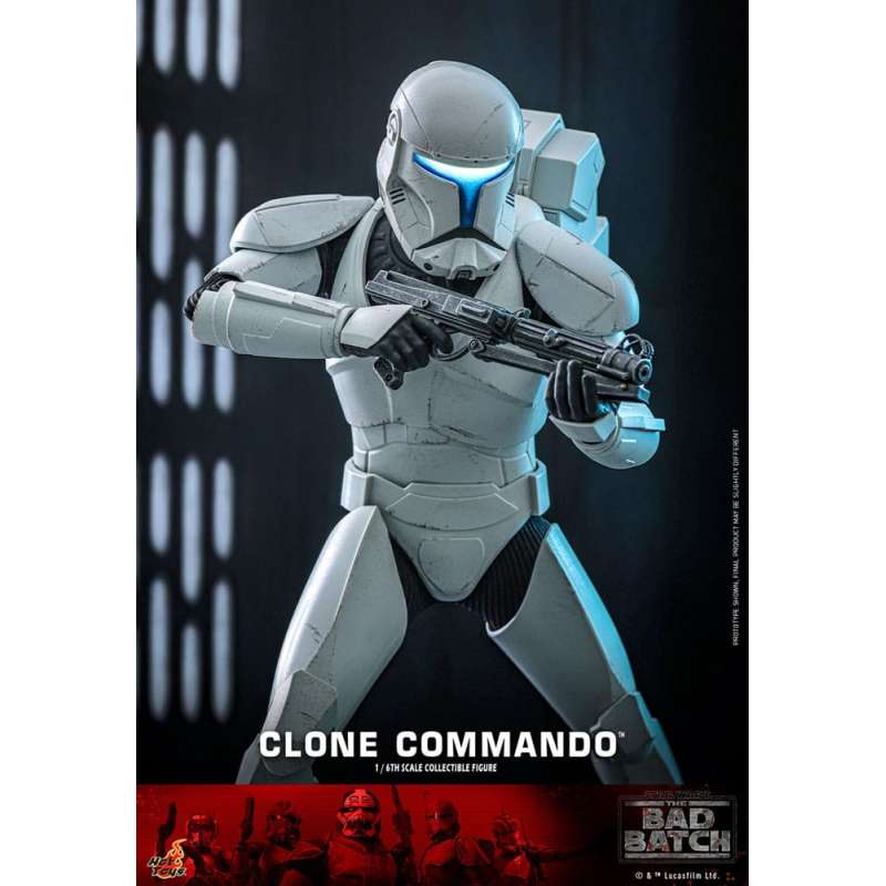 SPOTT-GR Star Wars: The Bad Batch Action Figure 1/6 Clone Commando 30 cm