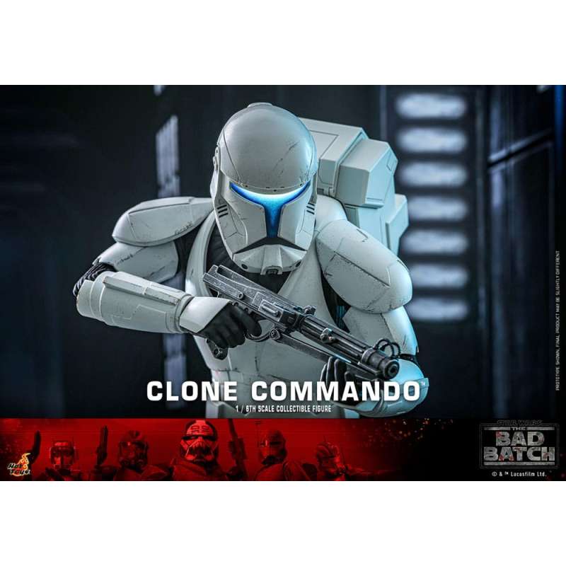 SPOTT-GR Star Wars: The Bad Batch Action Figure 1/6 Clone Commando 30 cm