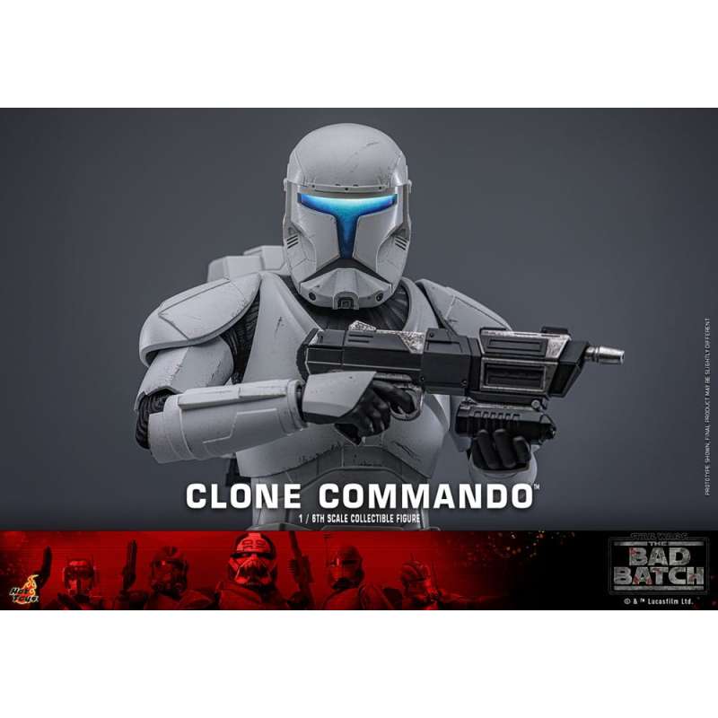 SPOTT-GR Star Wars: The Bad Batch Action Figure 1/6 Clone Commando 30 cm