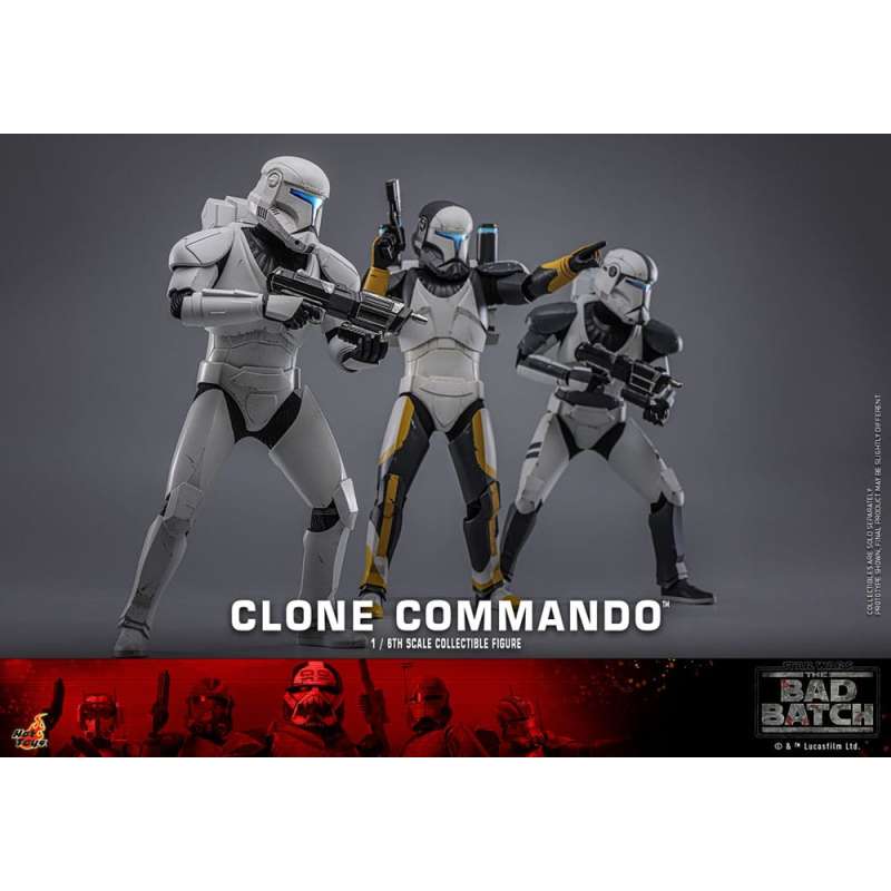 SPOTT-GR Star Wars: The Bad Batch Action Figure 1/6 Clone Commando 30 cm