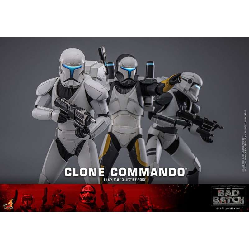 SPOTT-GR Star Wars: The Bad Batch Action Figure 1/6 Clone Commando 30 cm