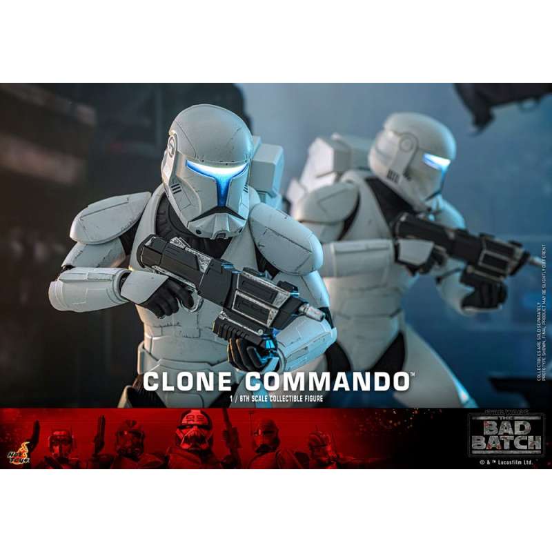 SPOTT-GR Star Wars: The Bad Batch Action Figure 1/6 Clone Commando 30 cm