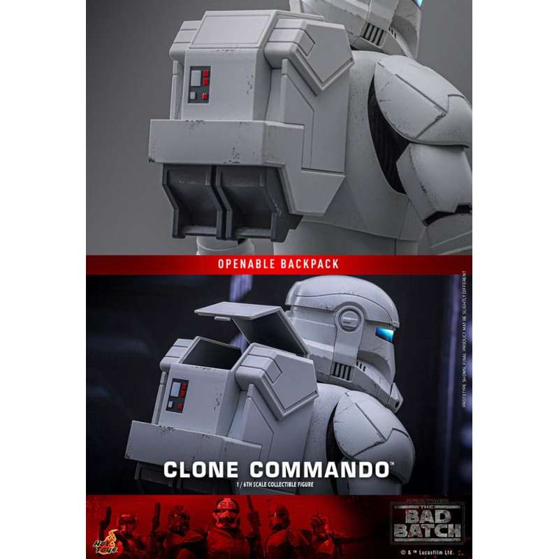 SPOTT-GR Star Wars: The Bad Batch Action Figure 1/6 Clone Commando 30 cm