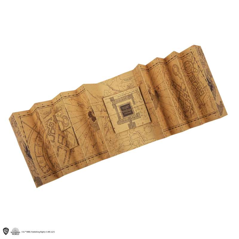 SPOTT-GR Harry Potter - Σημειωματάριο (Μεγέθους A5) Marauder's Map σε Καφέ Χρώμα