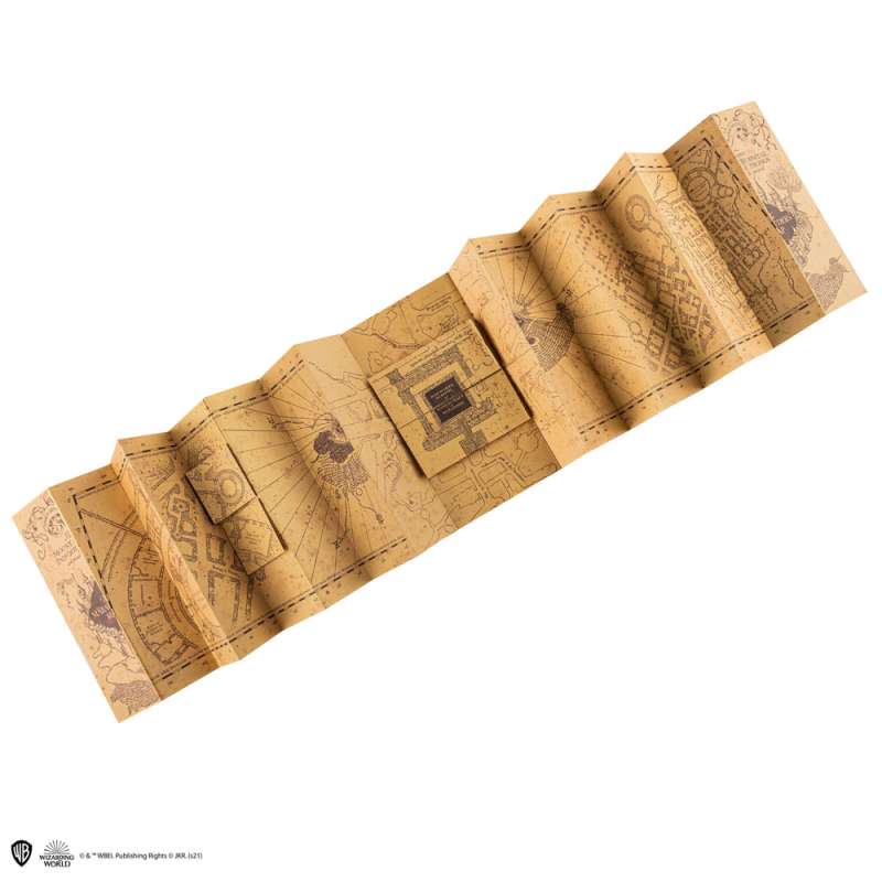 SPOTT-GR Harry Potter - Σημειωματάριο (Μεγέθους A5) Marauder's Map σε Καφέ Χρώμα