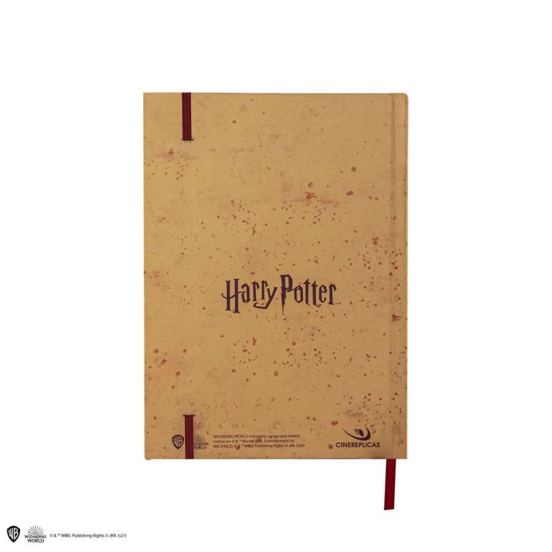 SPOTT-GR Harry Potter - Σημειωματάριο (Μεγέθους A5) Marauder's Map σε Καφέ Χρώμα