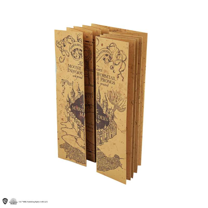 SPOTT-GR Harry Potter - Σημειωματάριο (Μεγέθους A5) Marauder's Map σε Καφέ Χρώμα
