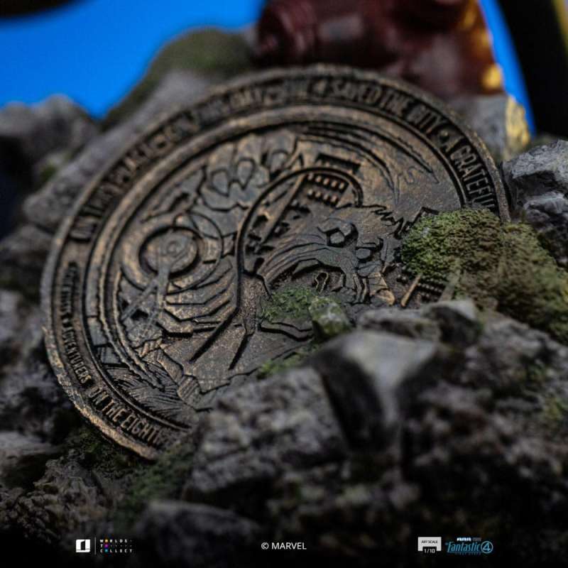 SPOTT-GR Fantastic Four Art Scale - Φιγούρα (Αναλογία 1/10) Invisible Woman and Franklin με Ύψος 28cm