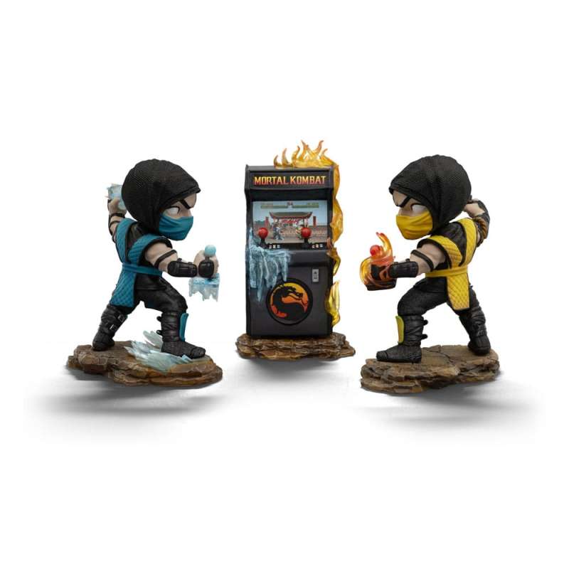 SPOTT-GR Mortal Kombat Mini Co. - Φιγούρα PVCs Scorpion vs. Subzero Arcade Set με Ύψος 15cm