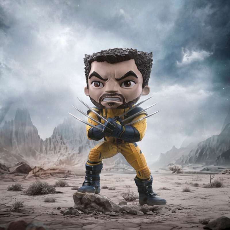 SPOTT-GR Deadpool & Wolverine Mini Co. - Φιγούρα PVC Wolverine Unmasked με Ύψος 14cm