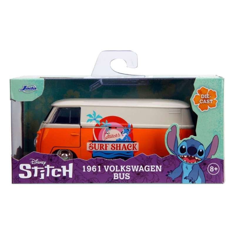 SPOTT-GR Λίλο και Στιτς - Diecast Όχημα (Αναλογία 1/32) 1961 VW Bus Stitch