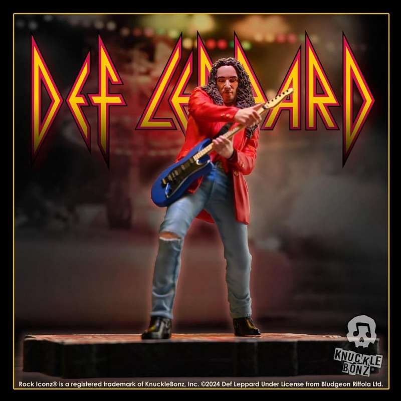 SPOTT-GR Def Leppard Rock Iconz Statue Vivian Campbell με Ύψος 24cm