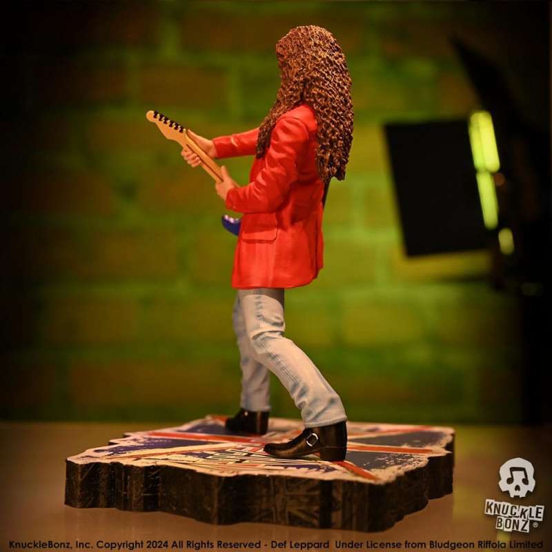 SPOTT-GR Def Leppard Rock Iconz Statue Vivian Campbell με Ύψος 24cm