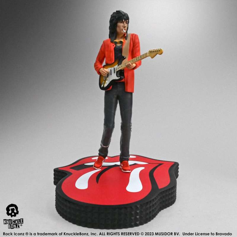 SPOTT-GR The Rolling Stones Rock Iconz Statue Ronnie Wood (Tattoo You Tour 1981) με Ύψος 22cm