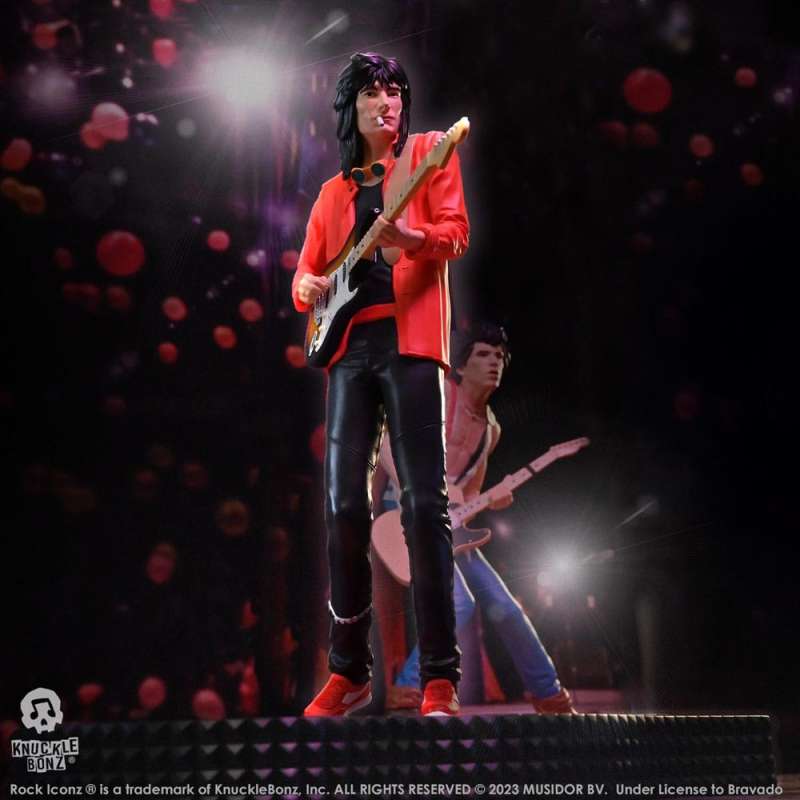 SPOTT-GR The Rolling Stones Rock Iconz Statue Ronnie Wood (Tattoo You Tour 1981) με Ύψος 22cm
