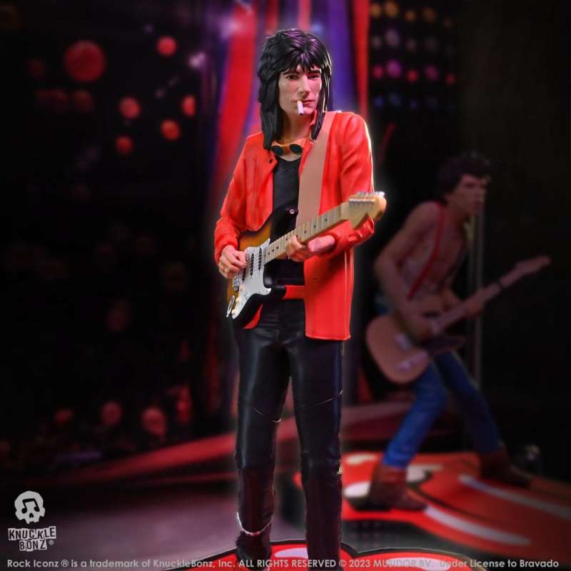 SPOTT-GR The Rolling Stones Rock Iconz Statue Ronnie Wood (Tattoo You Tour 1981) με Ύψος 22cm