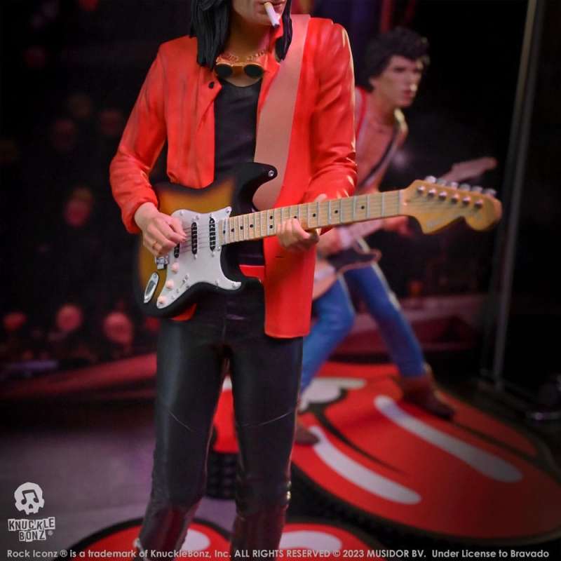 SPOTT-GR The Rolling Stones Rock Iconz Statue Ronnie Wood (Tattoo You Tour 1981) με Ύψος 22cm