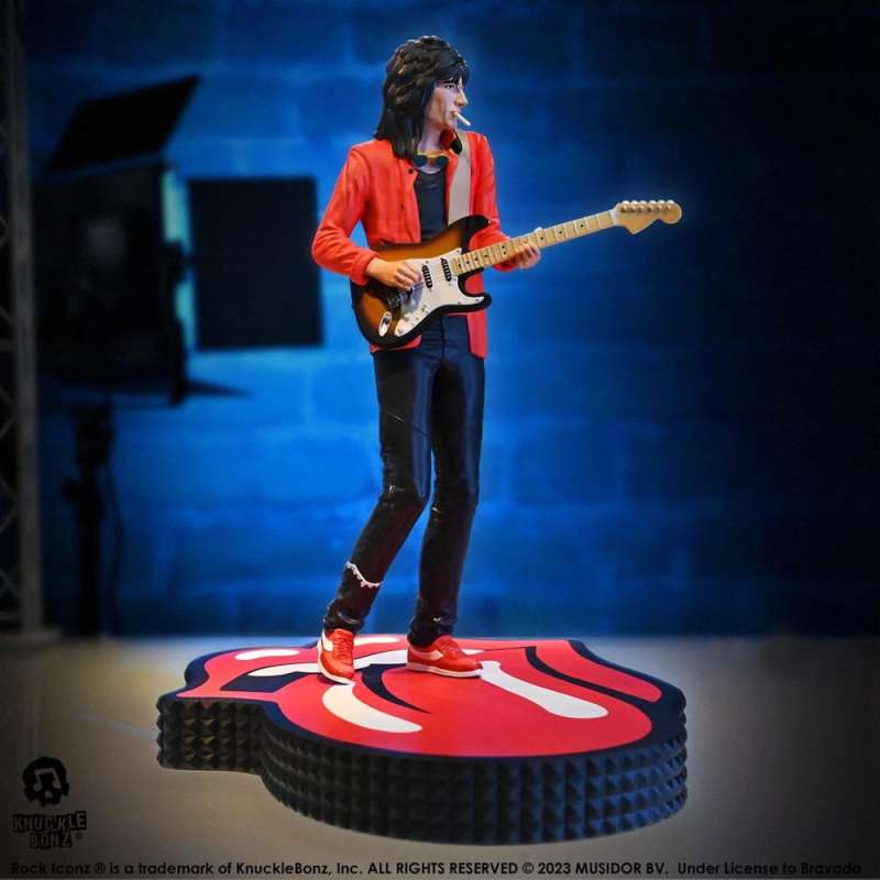 SPOTT-GR The Rolling Stones Rock Iconz Statue Ronnie Wood (Tattoo You Tour 1981) με Ύψος 22cm