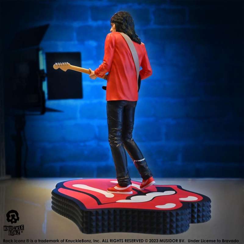 SPOTT-GR The Rolling Stones Rock Iconz Statue Ronnie Wood (Tattoo You Tour 1981) με Ύψος 22cm