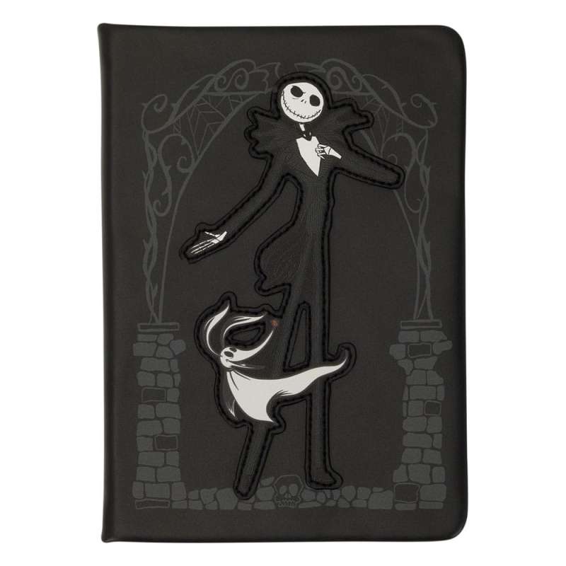 SPOTT-GR Nightmare Before Christmas by Loungefly - Σημειωματάριο Jack Holiday σε Μαύρο Χρώμα