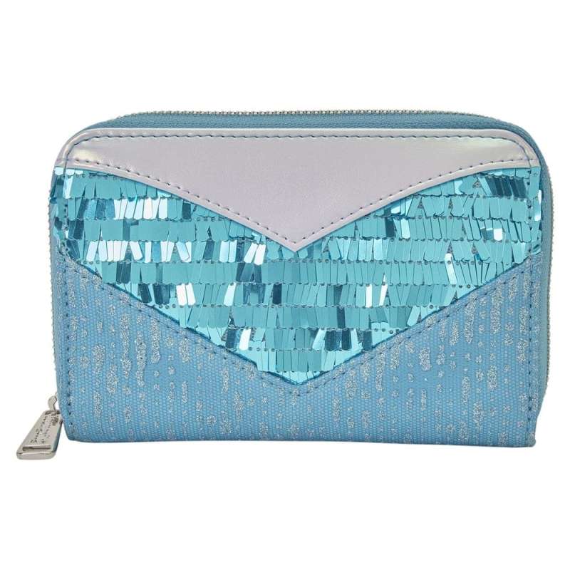 SPOTT-GR Disney Loungefly Frozen - Πορτοφόλι Elsa Glitter σε Μπλε Χρώμα
