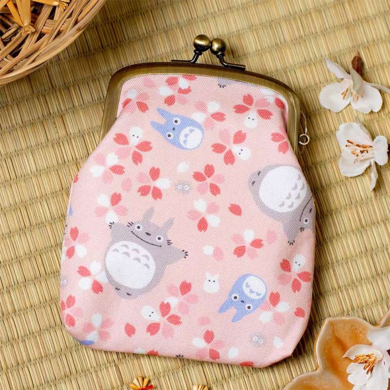 SPOTT-GR My Neighbor Totoro - Πορτοφολάκι Totoro Cherry Blossoms σε Ροζ Χρώμα